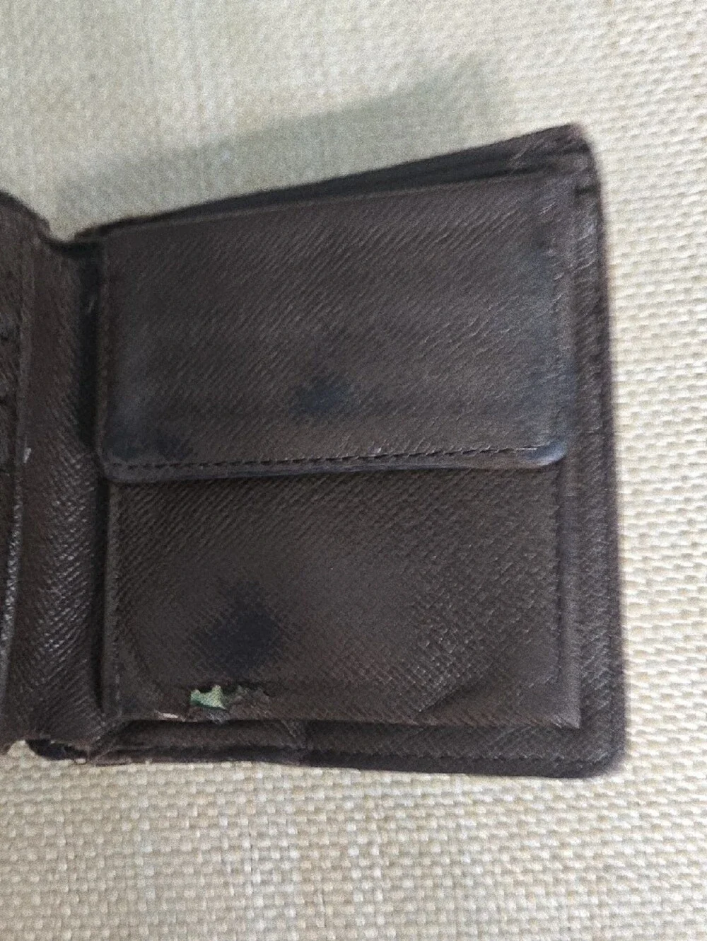 Louis Vuitton Brown Damier Canvas Men's Bifold Wallet